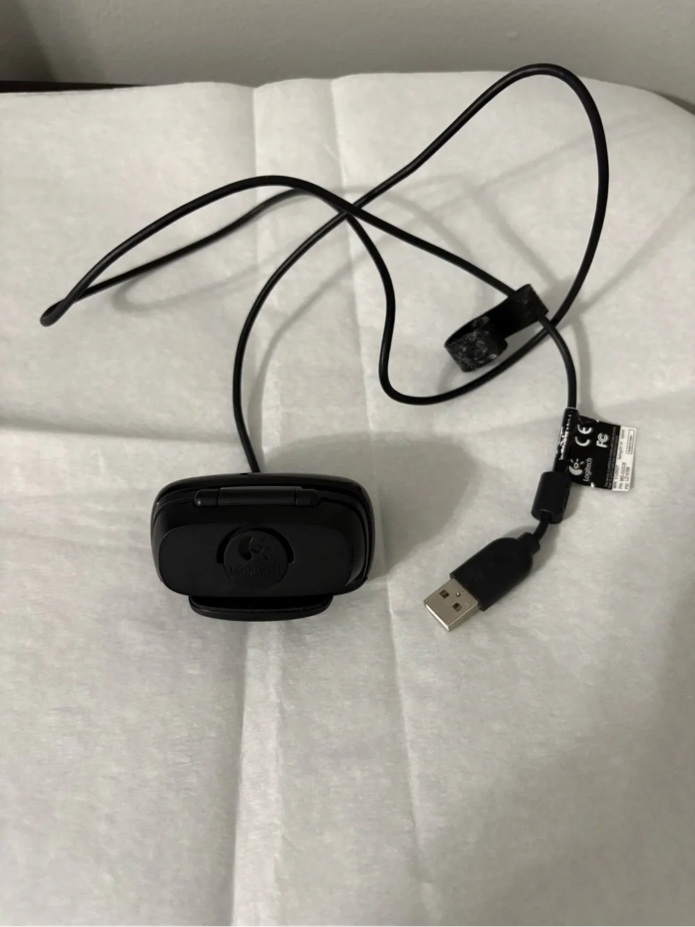 Logitech V-U0027 USB Webcam For Parts Or Repair Untested As Is